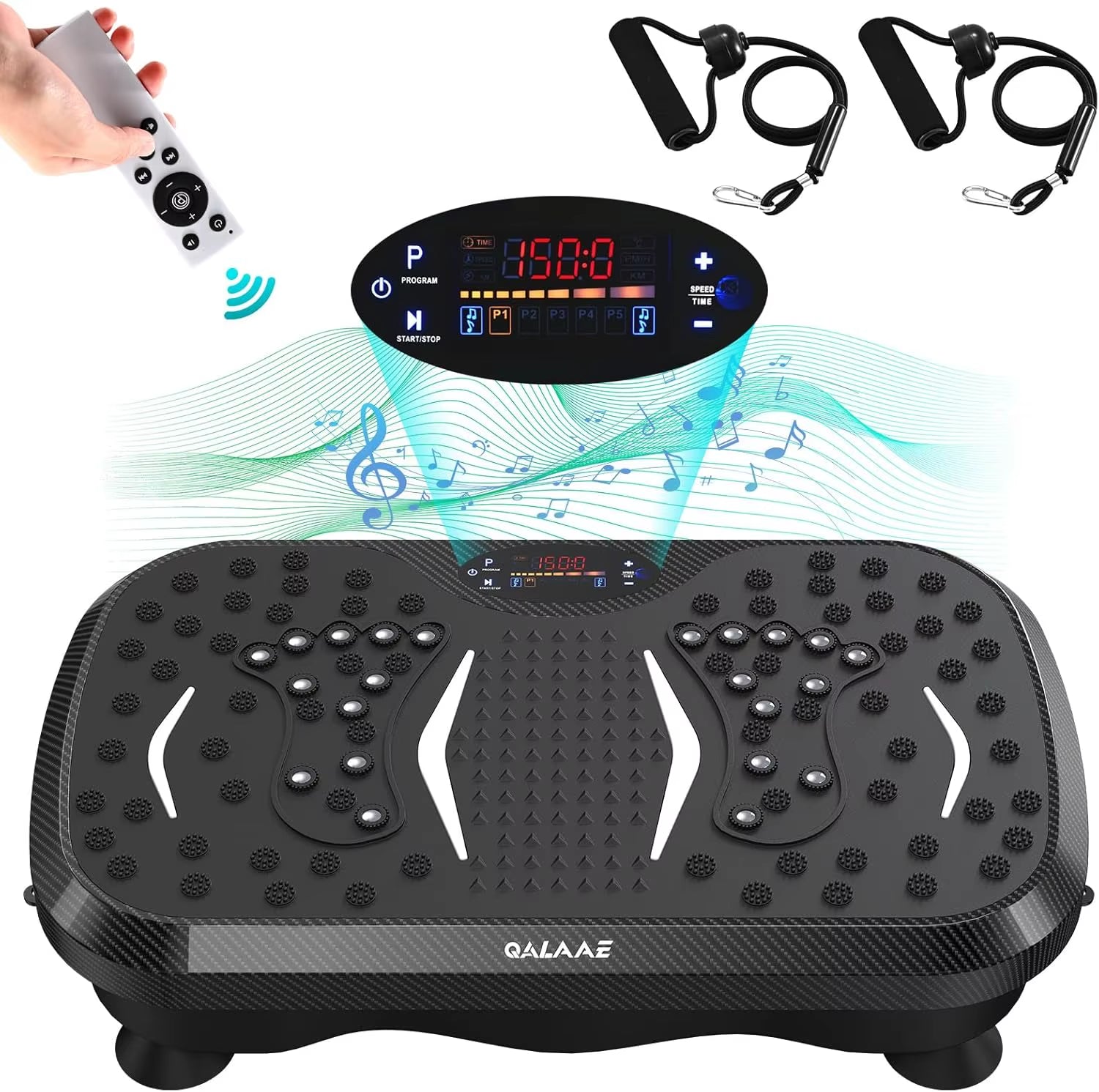 Vibration Plate Exercise Machine, Waver Vibration Plate 400 Lbs Capaci My Store Vibration Plate Exercise Machine, Waver Vibration Plate 400 Lbs Capaci My Store